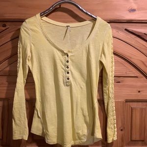 Sunny Yellow Free People Top